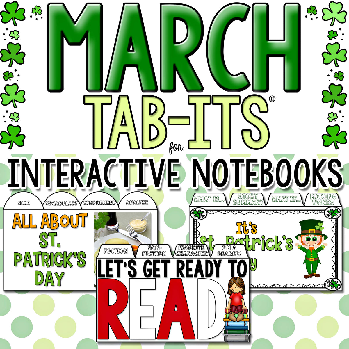 March Tab-Its® | Distance Learning – Simply Skilled Teaching