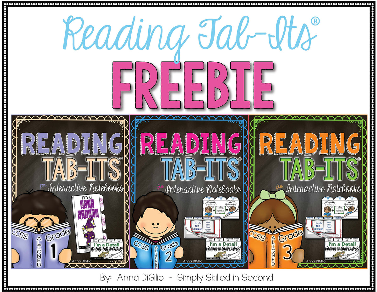 Reading TabIts® (Free) Simply Skilled Teaching