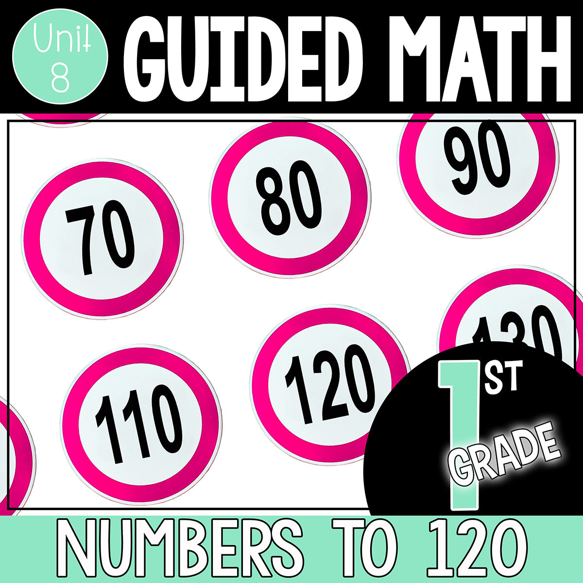 1st Grade Guided Math Unit 8 Numbers to 120 – Simply Skilled Teaching
