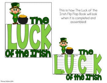The Luck of the Irish Flip Flap Book® (Free) | Distance Learning