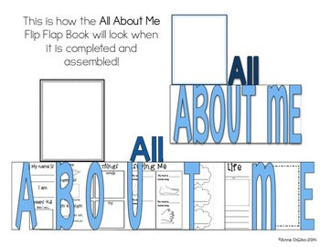 All About Me Flip Flap Book® | Distance Learning – Simply Skilled Teaching