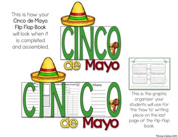 Cinco de Mayo Flip Flap Book® | Distance Learning – Simply Skilled Teaching