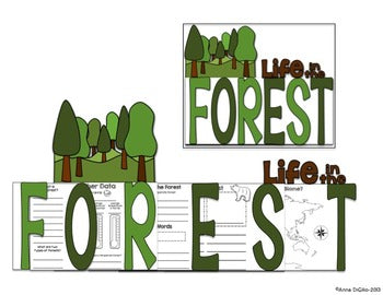 The Forest Flip Flap Book® | Distance Learning – Simply Skilled Teaching