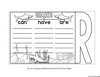 Sharks Flip Flap Book® | Distance Learning – Simply Skilled Teaching