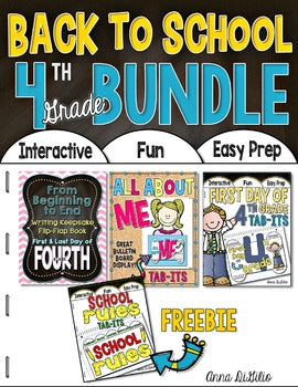 Back to School BUNDLE 4th Grade | Distance Learning – Simply Skilled ...
