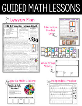 1st Grade Guided Math Unit 1 K-Review & Guided Math Implementation ...