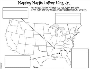 Martin Luther King Jr Craftivity