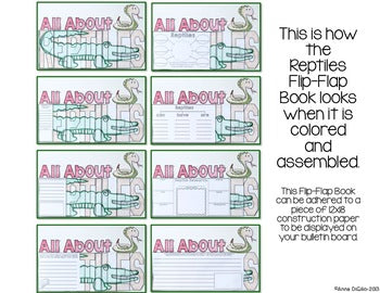 All About Reptiles Flip Flap Book® | Distance Learning – Simply Skilled ...