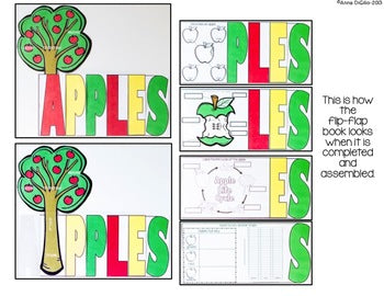 Apples Flip Flap Book® | Distance Learning – Simply Skilled Teaching
