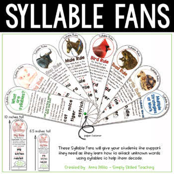 Syllable Division Fans