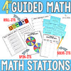 4th Grade Guided Math Stations Yearlong Bundle