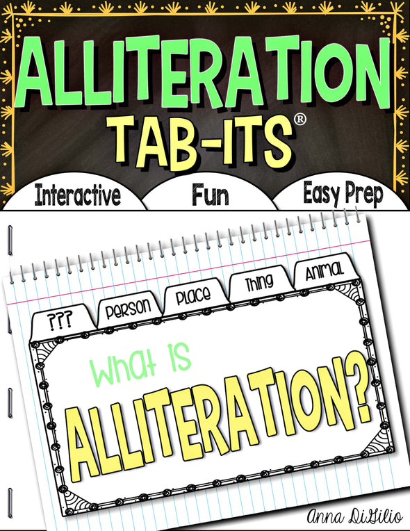 Alliteration Tab-Its® | Distance Learning