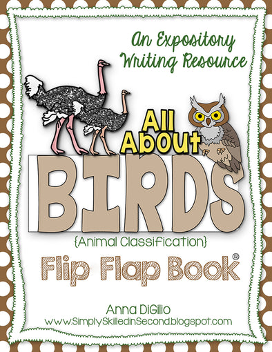 All About Birds Flip Flap Book® | Distance Learning