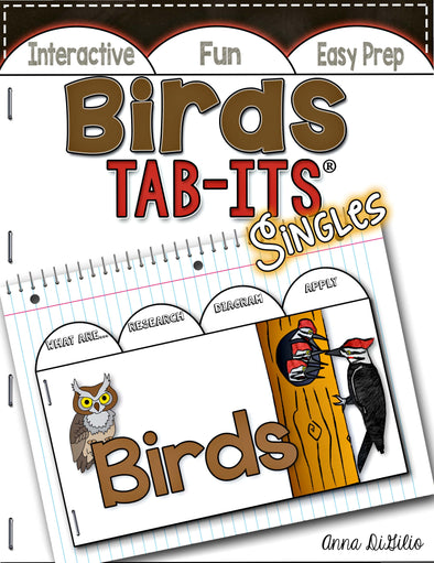 Birds Tab-Its® | Distance Learning