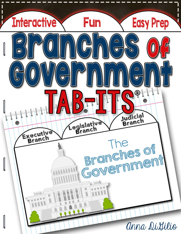 Branches of Government Tab-Its® | Distance Learning