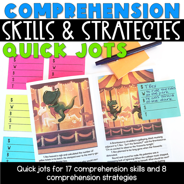 Comprehension Skills & Strategies Quick Jots