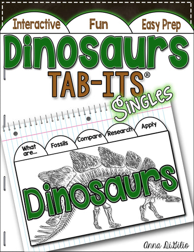 Dinosaurs Tab-Its® | Distance Learning