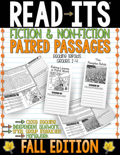 Read-Its® Paired Passages (Fall Edition) | Distance Learning