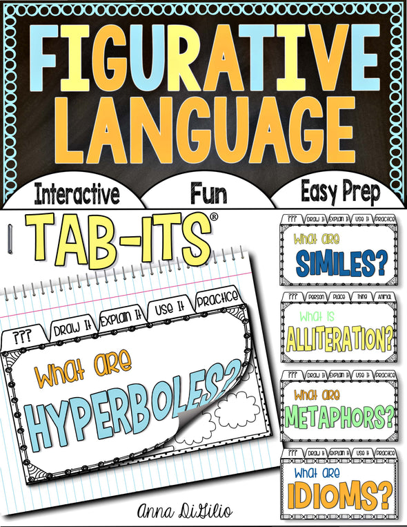 Figurative Language Tab-Its® | Distance Learning