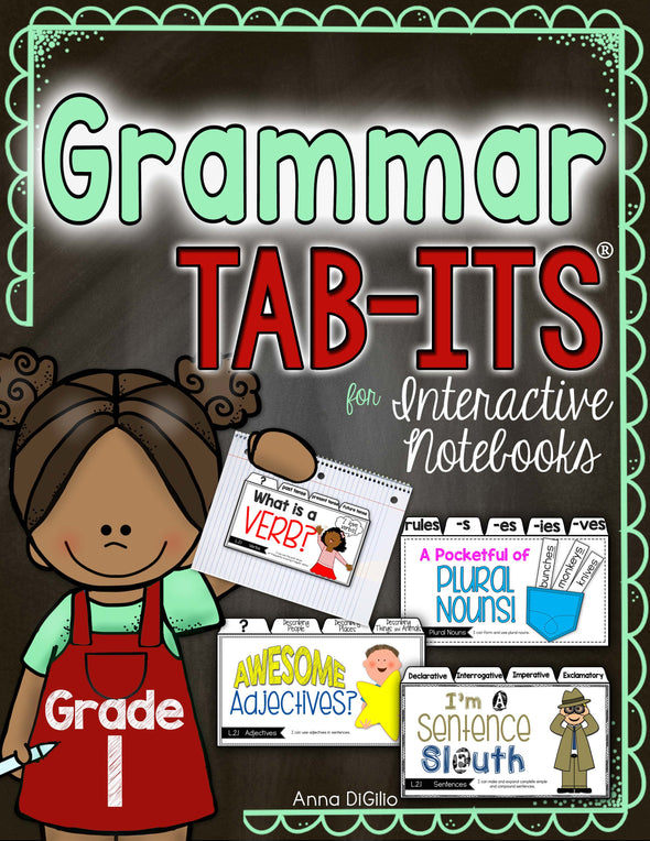 1st Grade Grammar Tab-Its® | Distance Learning