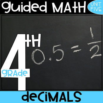 Guided math unit 5 4th grade