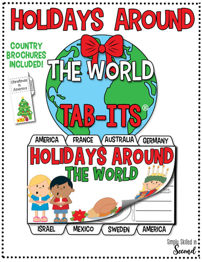 Holidays Around the World Tab-Its® and Brochures
