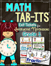 1st Grade Math Tab-Its® | Distance Learning