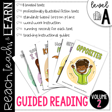 Reach, Teach & Learn Guided Reading Level A Volume 2 | Distance Learning