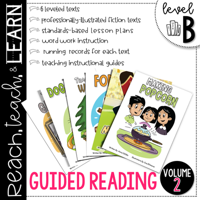 Reach, Teach & Learn Guided Reading Level B Volume 2 | Distance Learning