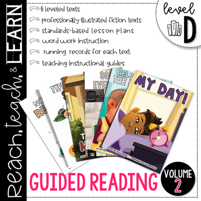 Reach, Teach & Learn Guided Reading Level D Volume 2 | Distance Learning