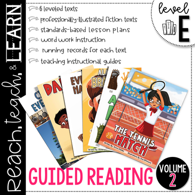 Reach, Teach & Learn Guided Reading Level E Volume 2 | Distance Learning