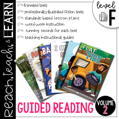 Reach, Teach & Learn Guided Reading Level F Volume 2 | Distance Learning