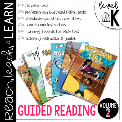 Guided Reading Level K Volume 2 | Distance Learning