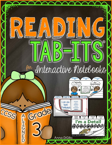 3rd Grade Reading Comprehension Tab-Its® | Distance Learning