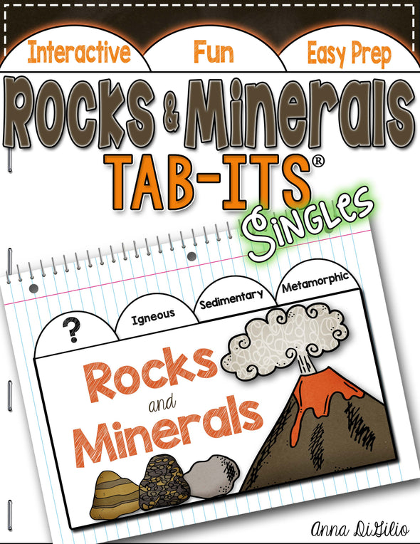 Rocks and Minerals Tab-Its® | Distance Learning