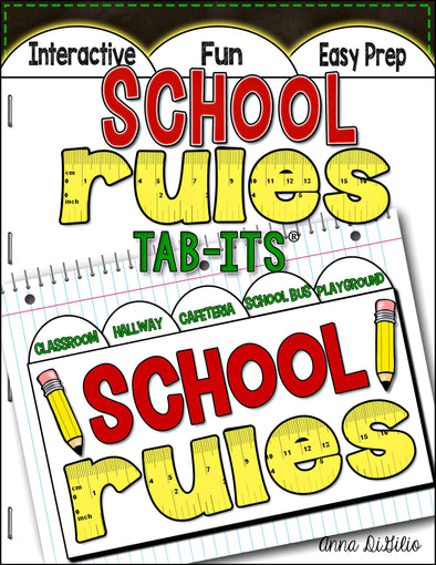 School Rules Tab-Its® | Distance Learning
