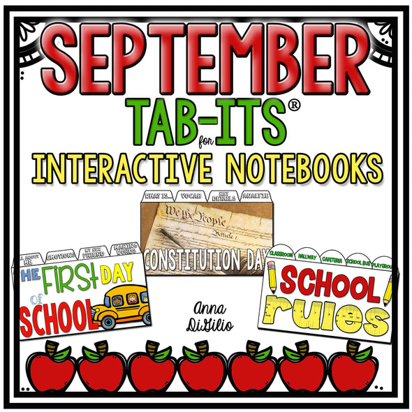 September Tab-Its® (Bundle) | Distance Learning
