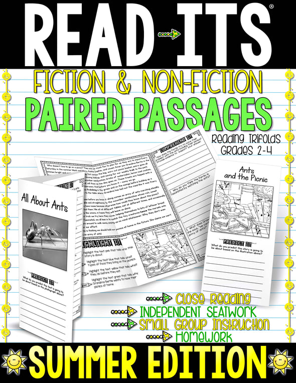 Read-Its® Paired Passages (Summer / Anytime Edition) | Distance Learning