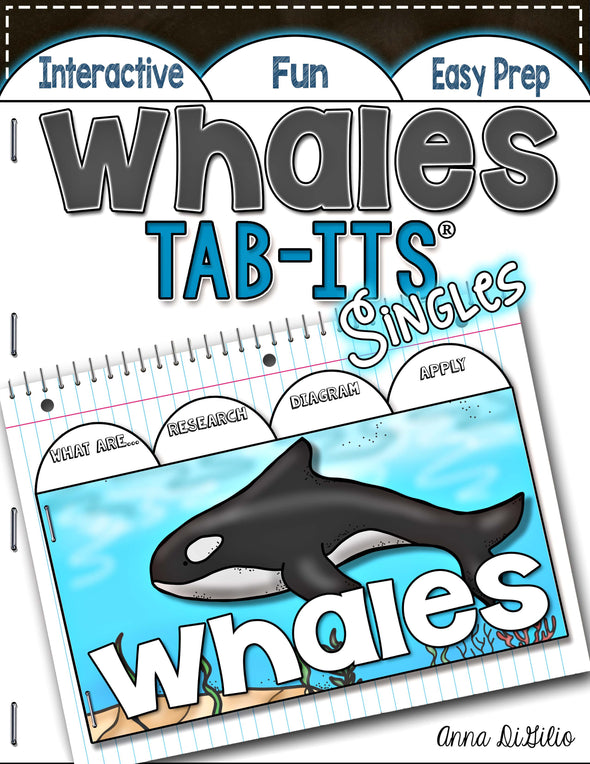 Whales Tab-Its® | Distance Learning