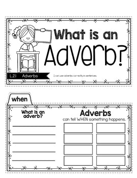 Adverbs Lesson Plan