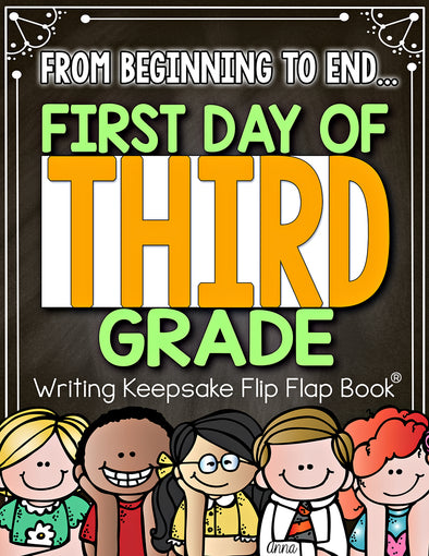 First Day of 3rd Grade Flip Flap Book® | Distance Learning