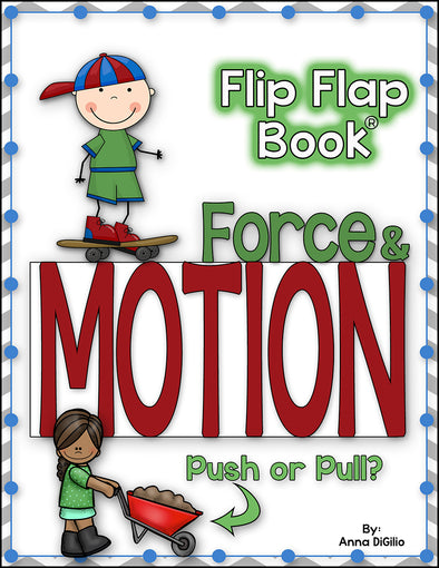 Force and Motion Flip Flap Book® | Distance Learning