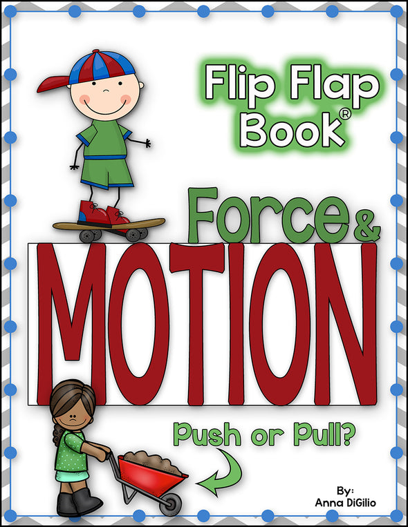 Force and Motion Flip Flap Book® | Distance Learning
