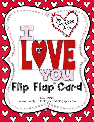 I Love You Flip Flap® Card (Free) | Distance Learning