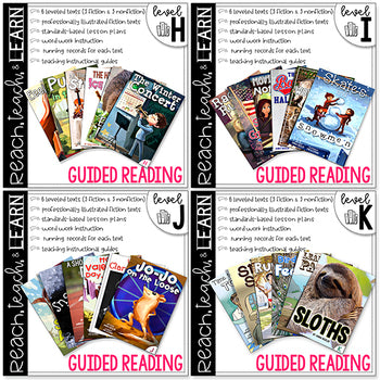 Reach, Teach & Learn Guided Reading Bundle H-K