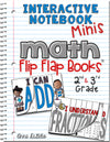 Math Interactive Notebook Minis Flip Flap Book® | Distance Learning