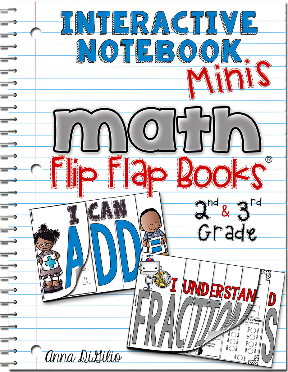 Math Interactive Notebook Minis Flip Flap Book® | Distance Learning ...