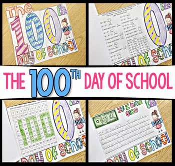 100th Day of School Flip Flap Book® | Distance Learning