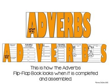 Adverbs Flip Flap Book® | Distance Learning – Simply Skilled Teaching