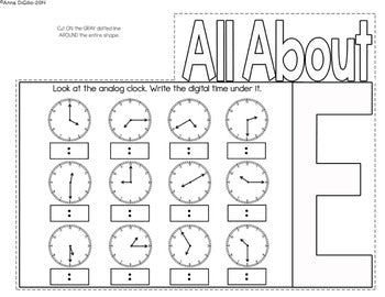 All About Time Flip Flap Book® | Distance Learning